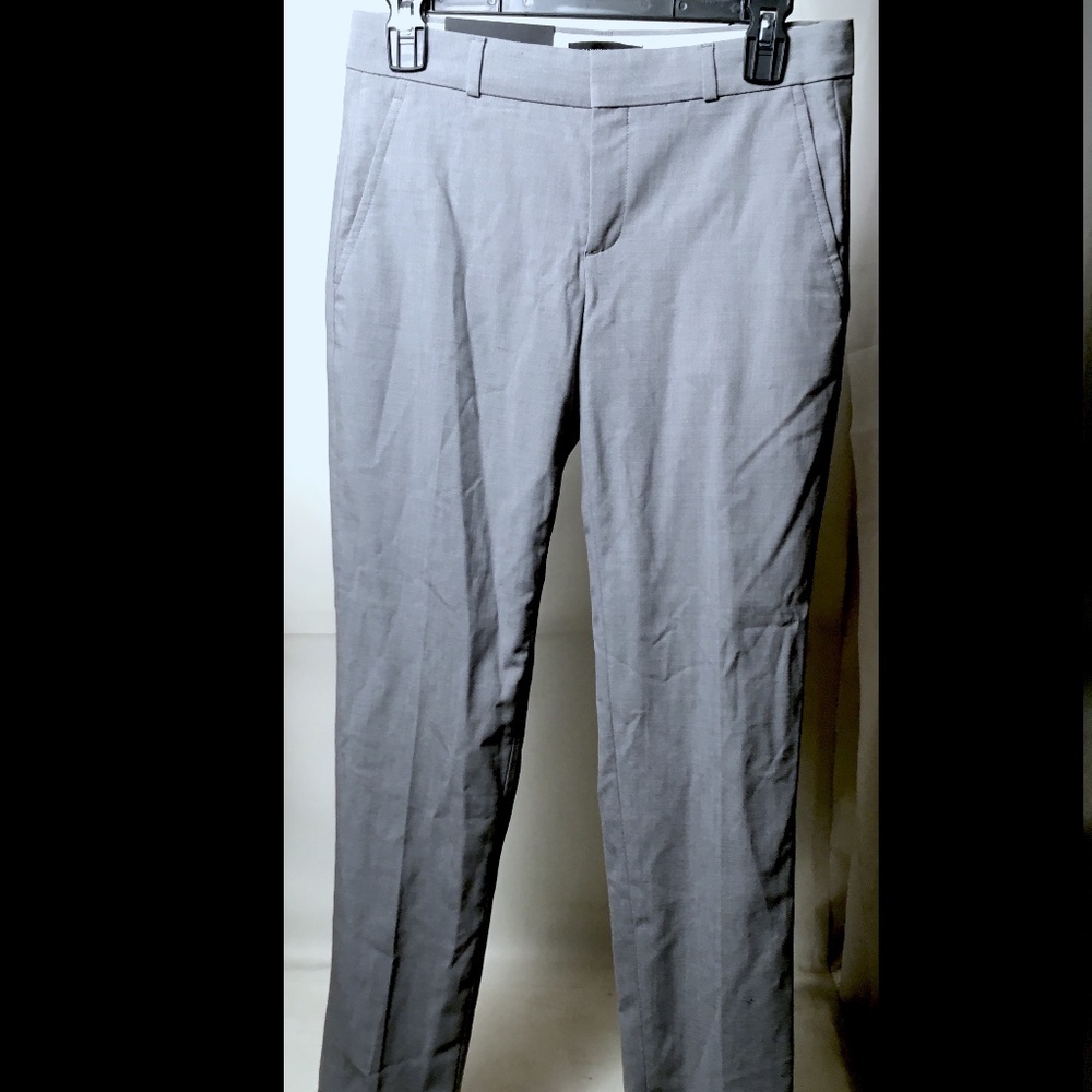Banana Republic Wool Blend Slim Straight Pants